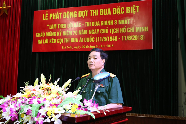 Lễ phát động đợt thi đua đặc biệt làm theo lời Bác - Thi đua giành 3 nhất chào mừng kỷ niệm 70 năm ngày Chủ tịch Hồ Chí Minh ra lời kêu gọi thi đua ái quốc (11/6/1948 - 11/6/2018)